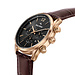 Mats Meier Grand Cornier montre chronographe noir / marron