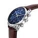 Mats Meier Grand Cornier montre chronographe bleu / marron