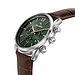 Mats Meier Grand Cornier montre chronographe vert / couleur argent / marron