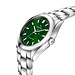 Mats Meier Grand Cornier mens watch silver coloured and green