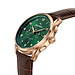 Mats Meier Mont Vélan montre chronographe vert / rosé / marron