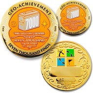 7.000 Finds Geo-Achievement Coin
