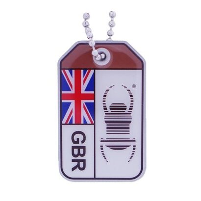 Geocaching Travel Bug® Origins – Groot-Brittanië
