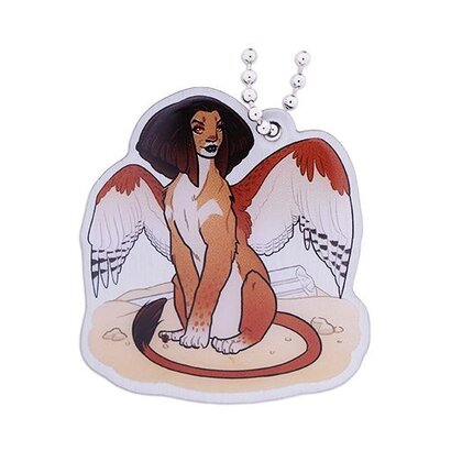 Hidden Creatures Travel Tag – Sphinx