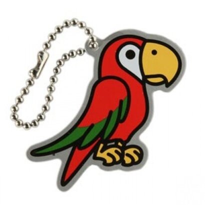 Polly the Parrot Travel Tag