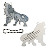 Warick the Wolf – Travel Tag