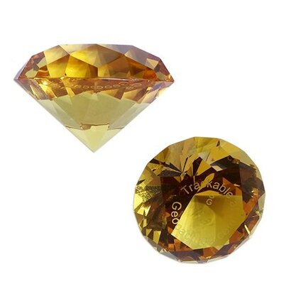 Trackable GeoGems™ - Amber