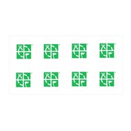 Geocaching sticker ø2,5cm white