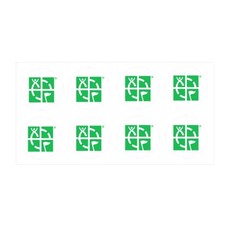 Geocaching sticker ø2,5cm white
