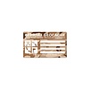 Large cache label desert 8cm x 14cm