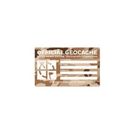 Lare cache label desert Lare cache label desert