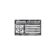 Autocollant géocaching large urban