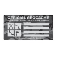 Autocollant géocaching extra large urban Autocollant géocaching extra large urban