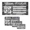 Autocollant géocaching extra large urban 13cm x 25cm