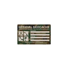 Lare cache label green camo