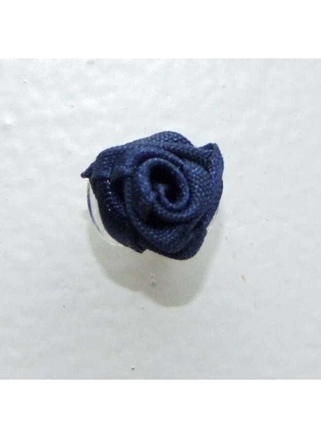 Haarbloem 1,5 cm Donkerblauw