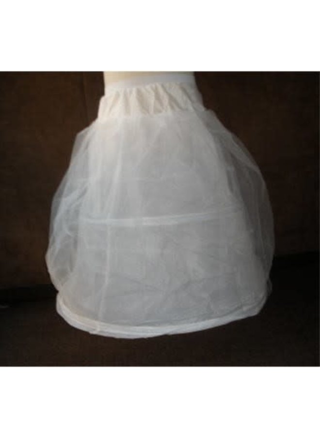 Petticoat met hoepel Ivoor