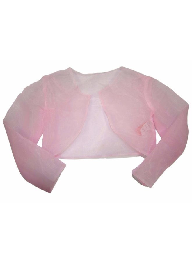 Organza bolero Roze