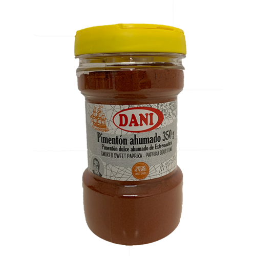 Dani Dani Pimentón ahumado (geräuchter Paprika) mild 350g Dani Dani Pimentón ahumado (geräuchter Paprika) mild 350g