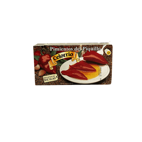 Celorrio Eingelegter Paprika gefüllt mit Kabeljau 230g Celorrio Eingelegter Paprika gefüllt mit Kabeljau 230g