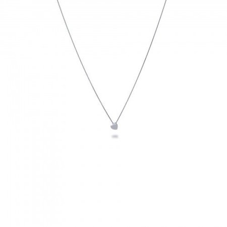 MissSpring Miss Spring Collier Collier C’est moi 14k witgoud hart MSC500WG-HAR