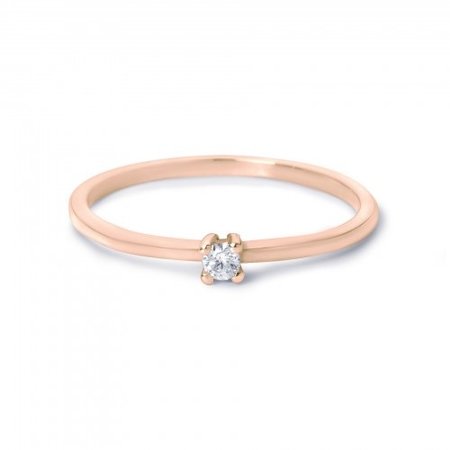 MissSpring Miss Spring Ring MSR506 roségoud met 0.04ct diamant