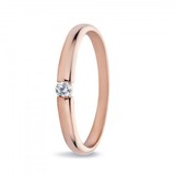 MissSpring Miss Spring Ring MSR522 roségoud met briljant 0.06ct PW