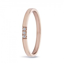 MissSpring Miss Spring Ring MSR540 roségoud met 3x diamant PW