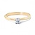 R&C R&C ring Lila geelgoud 14k diamant RIN0084 0.15crt P/W