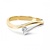 R&C R&C Ring Victoire 14k geel-witgoud met 0.06ct R/Si diamant RIN0038GW-0.06SIR