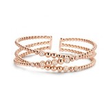 Tirisi Moda TIRISI Armband Amsterdam 18k roségoud met diamant TB2073DP