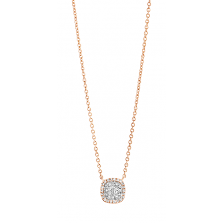 Tirisi Moda TIRISI Collier Milano Sweeties 18k roségoud met diamant TP9154D(2P)