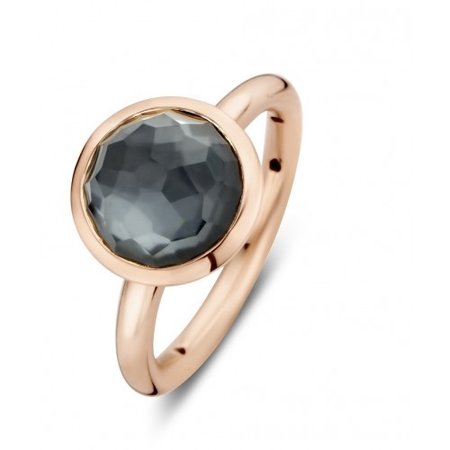 Tirisi TIRISI Ring 18k Roségoud met Hematiet doublet TR9709HMP