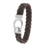 Albanu Albanu Armband paard gevlochten 900 CH AC