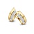 HuisCollectie HuisCollectie Creolen 14k bicolor met diamant 604212