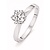 HuisCollectie HuisCollectie Ring 14k witgoud met diamant 601229