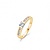 Blush Blush ring 14k bicolor met zirkonia 1125BZI