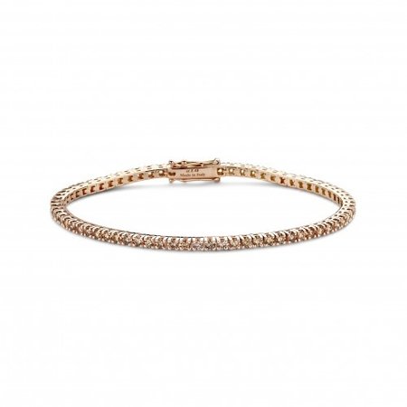 HuisCollectie HuisCollectie Tennisarmband 18k roségoud met champagne diamant 604708