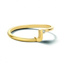 Minitials Minitials Entangle Blend Ring 18k Geelgoud