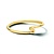 Minitials Minitials Entangle Ring 18k tricolor