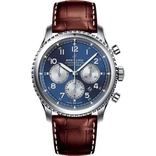 Breitling horloge met een kast in staal, met een wijzerplaat in het groen  en een diameter van 46 mm AB04452A1L1X1 kopen bij Casteur