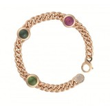 Bron BRON Armband Classico 18k Roségoud met toermalijn en diamant 8AR4005MTBR