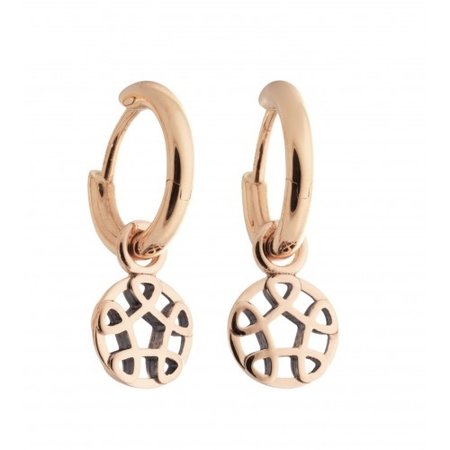 Bron BRON Creoolaanhangers Toujours Ajour 18k Roségoud 8OR4832