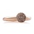 Bron BRON Ring Stardust 18k Roségoud met 0.27ct champagne diamant 8RR4717CBR