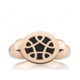 Bron BRON Ring Toujours Ajour 18k Roségoud met Onyx 8RR4843ON