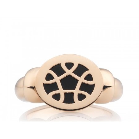 Bron BRON Ring Toujour Ajour Roségoud 18k met Onix 8RR4843ON