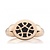 Bron BRON Ring Toujours Ajour 18k Roségoud met Onyx 8RR4843ON