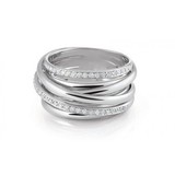 AL CORO AL CORO Ring Serenata 18k Witgoud met diamant R6406W