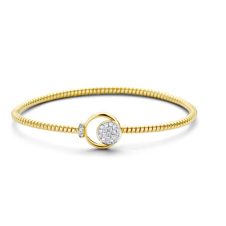 Tirisi Moda TIRISI Armband Amsterdam 18k geelgoud met diamant TB2088D(2T)