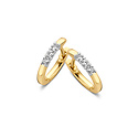 Mrs.Janssen Mrs.Janssen Creolen 14k geelgoud met 0.15ct diamant H/Si 606259